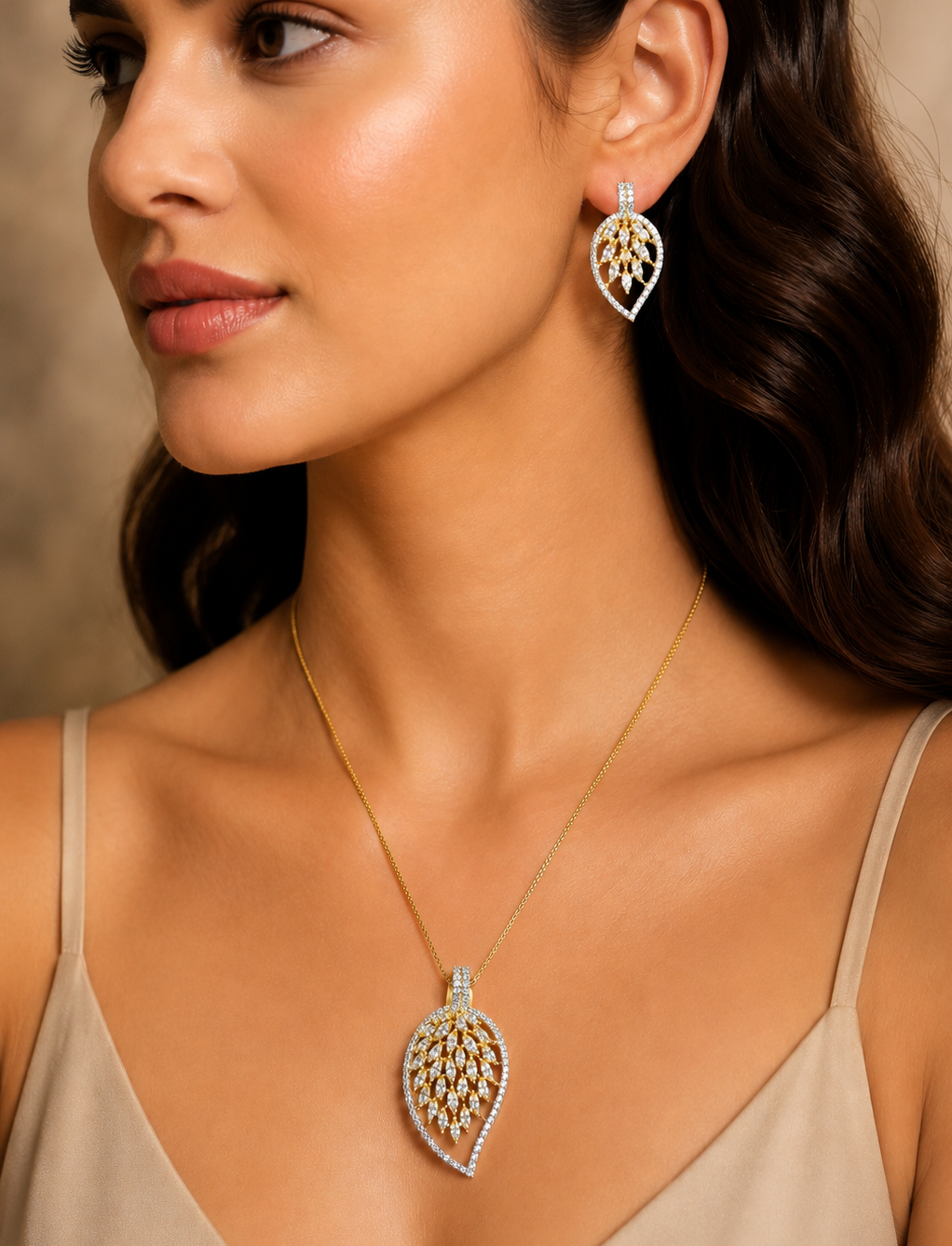 diamond-chain-pendant-set