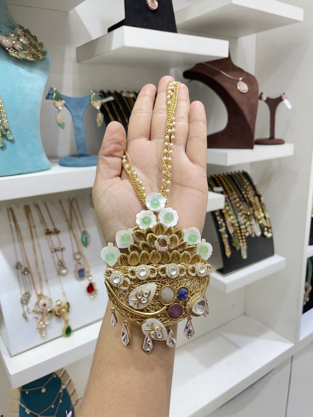 Polki & Statement Long Set #47929