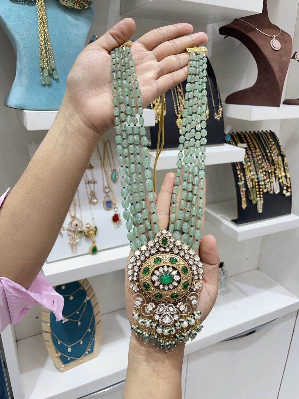 Polki & Statement Long Set #48456